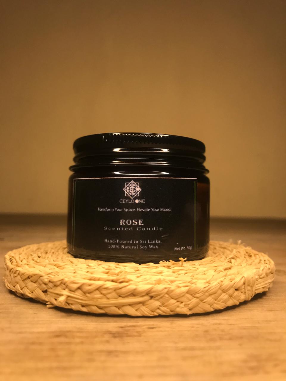 Rose Scented Candle 50g